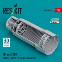Reskit U48392 Mirage 2000 exh.nozzle (ITAL/KIN) 1/48
