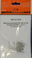 QuickBoost QB32228 Bf 109F/G tropical filter (late) 1/32