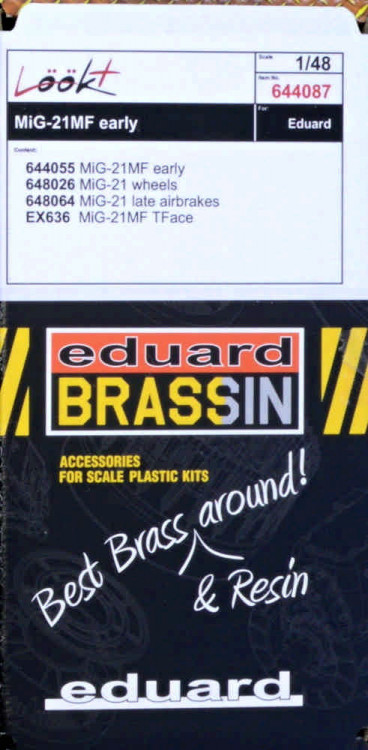 Eduard 644087 BRASSIN MiG-21MF early Lookplus (EDU) 1:48