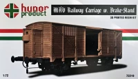 Hunor Product 72219 MAV Railway Carriage w/ Brake Stand (3D Pr.) 1/72