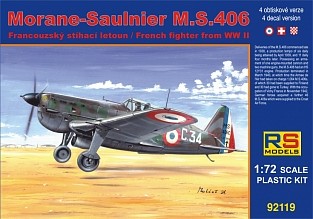 RS Model 92119 Morane Saulnier MS.406 Naval/D-3800 1/72
