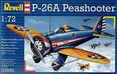 Revell 03990 Самолет Истребитель Боинг P-26A Пишутер, американский