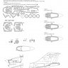New Ware NWA-M0255 1/72 Mask RF-101C Voodoo ADVANCED (VALOM 72093)