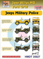 Hm Decals HMDT35027 1/35 Decals J.Willys MB/Ford GPW Military Police 2