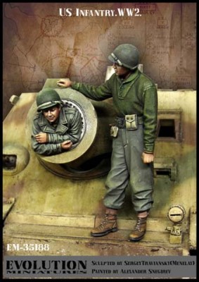 Evolution Miniatures 35188 Солдаты США на Штурмтигре 1/35