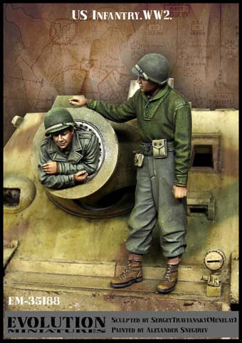 Evolution Miniatures 35188 Солдаты США на Штурмтигре 1/35