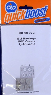 QuickBoost QB48972 E-2 Hawkeye FOD covers (KIN) 1/48