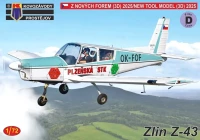 Kovozavody Prostejov 72485 Zlin Z-43 (4x camo) 1/72