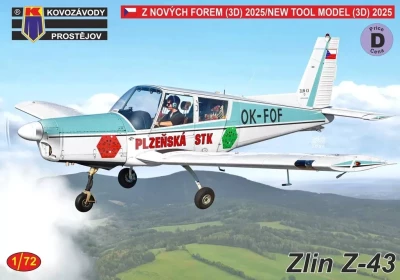 Kovozavody Prostejov 72485 Zlin Z-43 (4x camo) 1/72