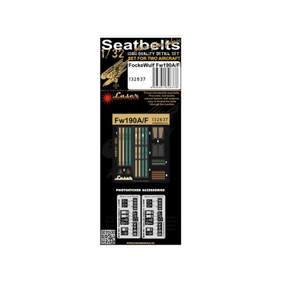 HGW 132637 Seatbelts Focke-Wulf Fw 190A/F (laser) 1/32