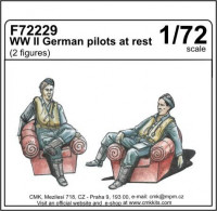 CMK F72229 WWII German pilots at rest for HAS 1/72