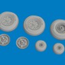 Eduard 6481164 Brassin Harrier Wheels (Uma M.) 1/48