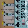 Kora Model DEC48111 Decals Bf 109 G-10/G-14 (ZNDH Croatian AF) 1/48