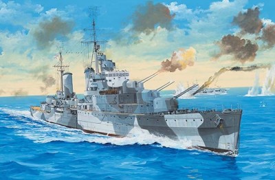 Trumpeter 05366 Naiad британский крейсер 1/350