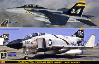 Hasegawa SP347 F-4J Phantom 2 & F/A-18F Super Hornet "Jolly Rogers" (2 модели) 1/72