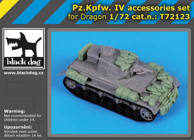 Blackdog G72123 Pz.Kpfw IV accessories set (DRAG) 1/72
