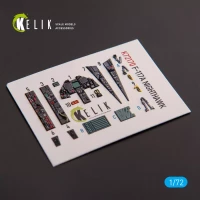Reskit K72170 F-117A NIGHTHAWK - interior 3D decal (HAS) 1/72