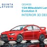 Quinta studio QD24028 Mitsubishi Lancer Evolution X (Aoshima) 1/24