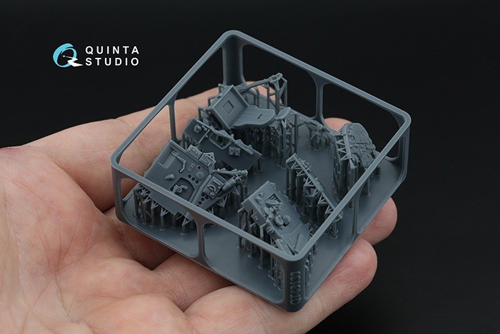 Quinta Studio QT48130 Кабина пилота для Fairey Barracuda (Trumpeter) 1/48