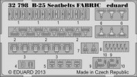 Eduard 32798 B-25 seatbelts FABRIC