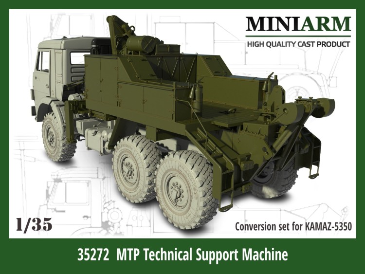 Miniarm 35272 Техничка МТП-42 на базе Камаз-5350 (конверсия для Звезды) 1/35