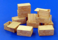 Plus model 481 1/35 US wooden crates for condensed milk