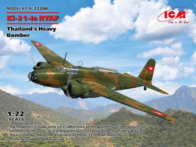 ICM 72206 Ki-21-Ia RTAF Thailand's Heavy Bomber 1/72