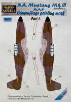 LF Model M4842 Mask N.A. Mustang Mk.III RAF Pt.I (TAM/REV) 1/48