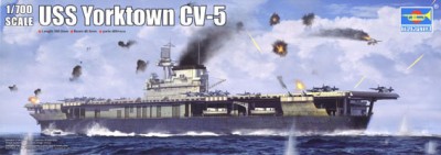 Trumpeter 06707 Авианосец USS Yorktown CV-5  1/700
