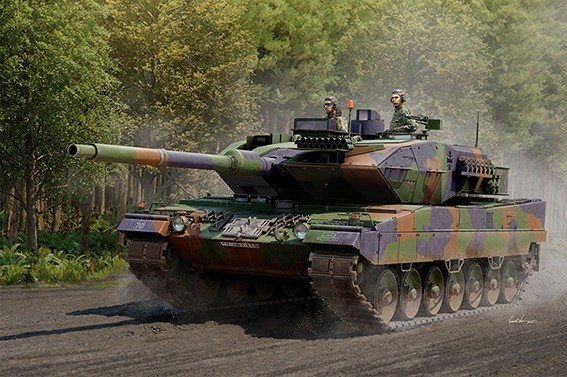 Trumpeter 00966 Немецкий основной боевой танк Leopard 2A6 1/16
