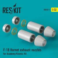 Reskit RSU32-0001 F-18 Hornet exhaust nozzles (ACAD/KIN) 1/32