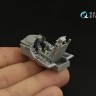 Quinta studio QD48400 F-16C block 25 (Kinetic 2022г. разработки) 3D Декаль интерьера кабины 1/48