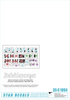 Star Decals 35-C1064 Befehls Pz.Kpfw.VI Tiger I and Pz.Kpfw.VI Tiger II. Befehlspanzer # 8. German Command, Control and Observation Tanks 1/35
