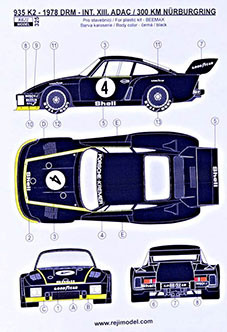 Reji Model 325 Porsche 935 K2 - 1978 DRM 300km N?rburgring 1/24
