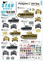 Star Decals 35-C1316 Pz.Kpfw.I in Afrika. Pz.Kpfw.I Ausf.A in Northern Africa 1/35