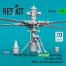 Reskit RSU35-068 AH-64E late Apache unfolded main rotor set 2 1/35