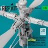 Reskit RSU35-068 AH-64E late Apache unfolded main rotor set 2 1/35