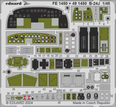 Eduard FE1450 B-24J (HOBBYB) 1/48