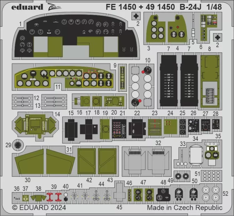 Eduard FE1450 B-24J (HOBBYB) 1/48