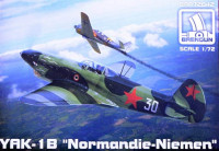 Brengun BRP72042 Yak-1b 'Normandie-Niemen' (plastic kit) 1/72