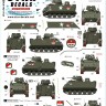 Star Decals 72-A1183 Vietnam M113T-54 and T-55 tanks.MPLA/FAPLA in 1970-80s.T-54B, T-55, T-55A and T-55AM 1/72