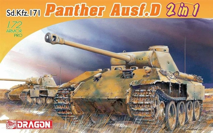 Dragon 7547 Sd.Kfz.171 Panther Ausf.D (2 In 1) 1/72