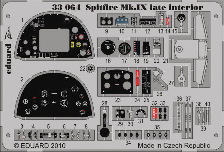 Eduard 33064 Spitfire Mk.IX late interior S.A. 1/32 TAM