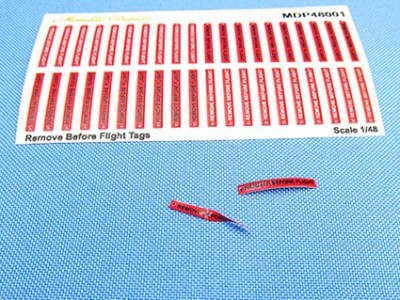 Metallic Details MDP48001 Remove before flight tags 3d-printed 1/48
