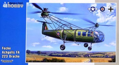 Special Hobby SH48201 1/48 Focke Achgelis FA 223 Drache 'Captured'