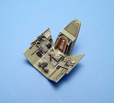 Aires 7081 Messerschmitt Bf 109E3/4 cockpit set 1/72