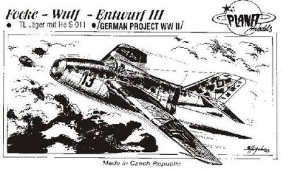 Planet Models PLT023 Focke-Wulf &quot;Entwurf III&quot; 1/72