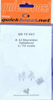 QuickBoost QB72567 A-1J Skyraider tailwheel (HAS) 1/72