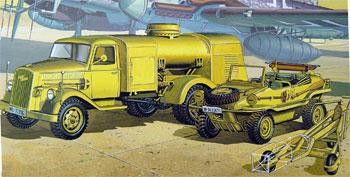 Academy 13401 бензозаправщик и швиммваген