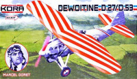 Kora Model KPK72084 Dewoitine D.27/D.53 (Marcel Doret) 1/72